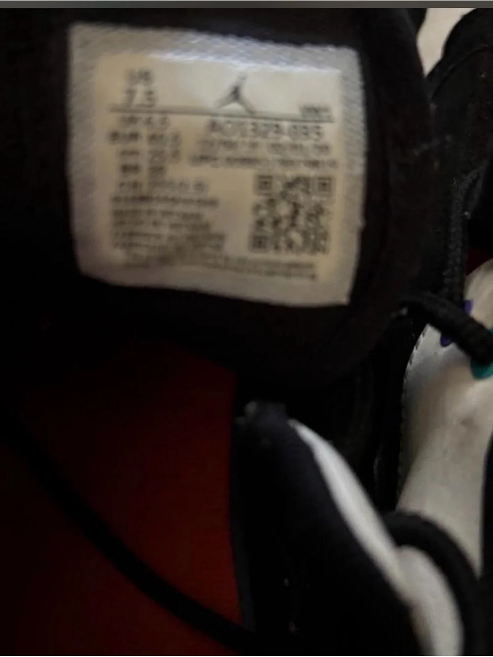Jordan Kids Black, White & Teal Mid-Top Sneakers